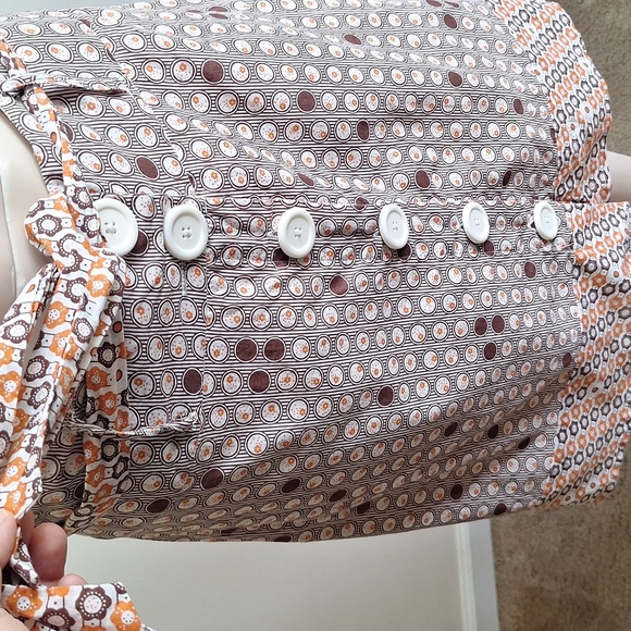 Rue21 A-Line Belted Button Down Skirt Size Small 100% Cotton - Picture 5 of 6